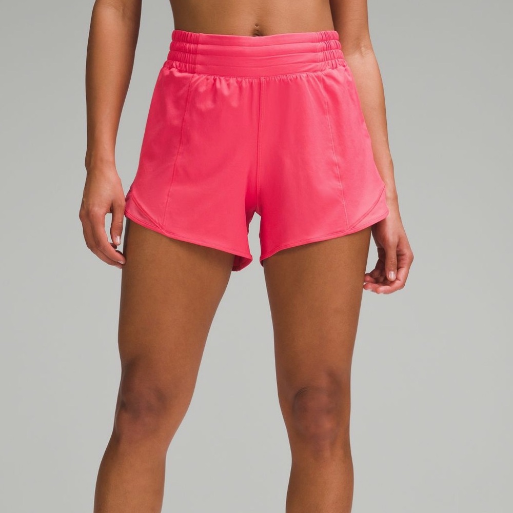 Lululemon Hotty Hot High Rise Lined Short 4”